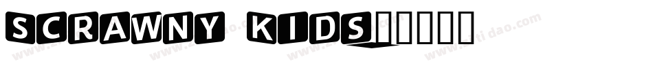 Scrawny Kids字体转换